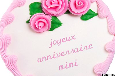 JOYEUX ANNIVERSAIRE